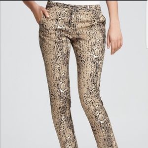 Vince camuto snakeskin print pants